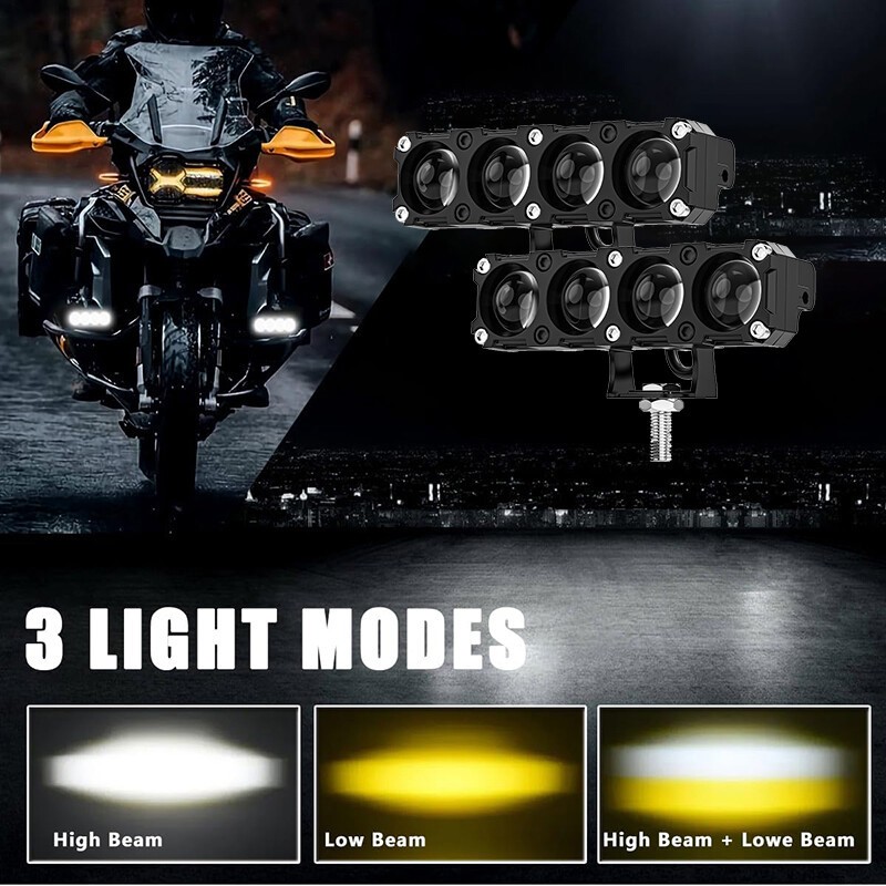 Pair For 2017-2024 Can-Am Maverick X3 UTV 5'' LED Work Driving Lights Fog Pods