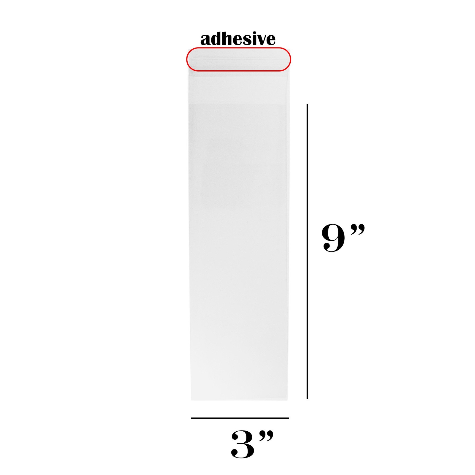 100pc Clear Flat Re-Sealable Food Grade Cellophane Bags for food/storage