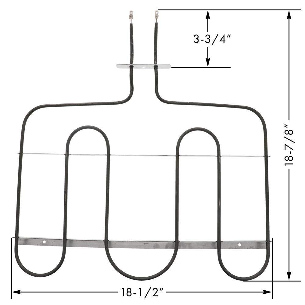 Range Oven Bake Unit Heating Element for Whirlpool Kitchenaid 74011117 W10276482