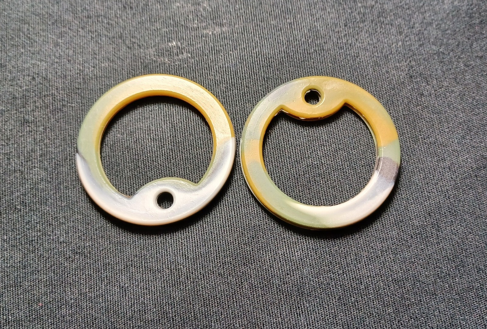 Marine Camo Military, Civilian & Law Enforcement Silicone Dog Tag Silencer Set