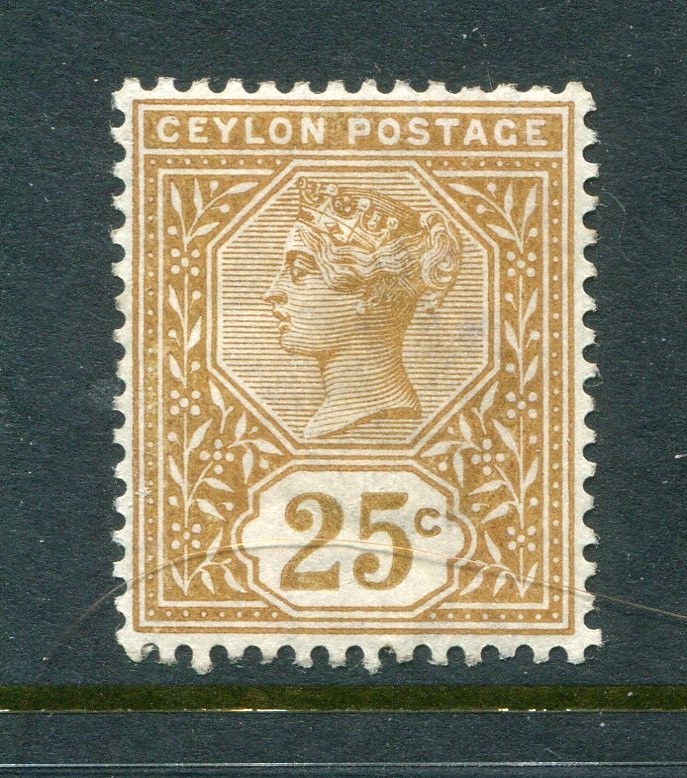 Ceylon #138 Victoria 25 C. [Mint Hinged]