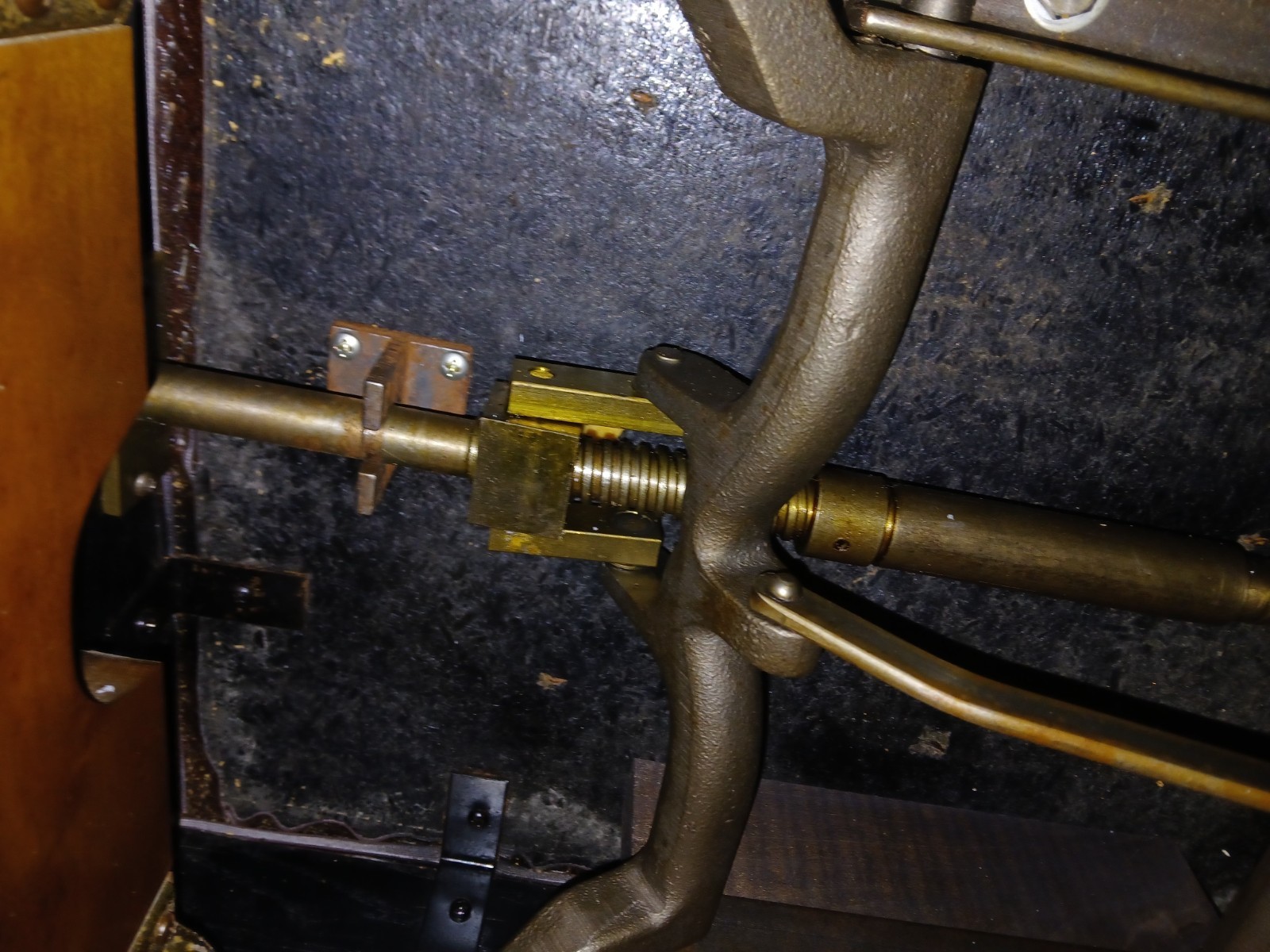 Vintage Piano Adjustable Leather Bench made in Germany free shipping