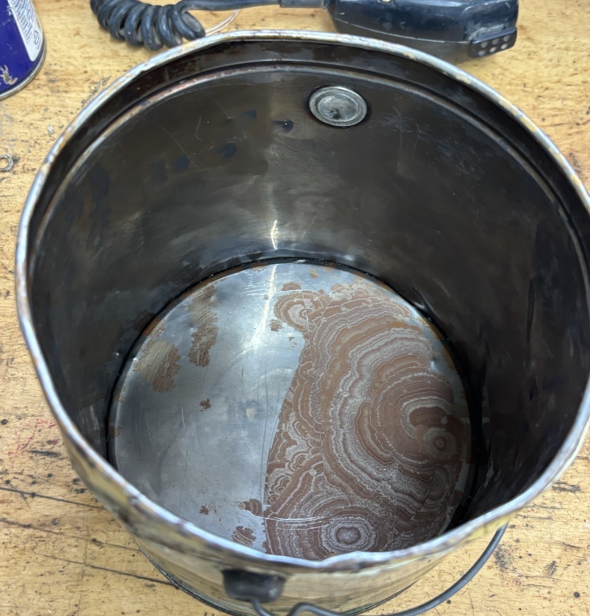 Westland Oil Company dura grease tin pail Minot North Dakota Can Vintage