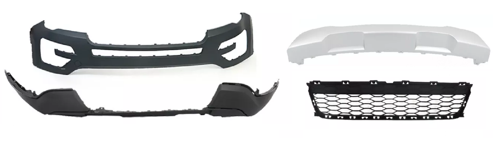 Front Bumper Cover Complete Fit For 2016 2017 Ford Explorer Limited Platinum XLT