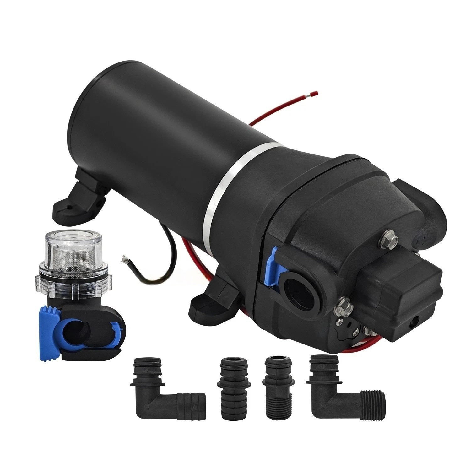 04325143A DC 12V Heavy Duty Deck Wash Pump 40 PSI 4.5 GPM For Flojet