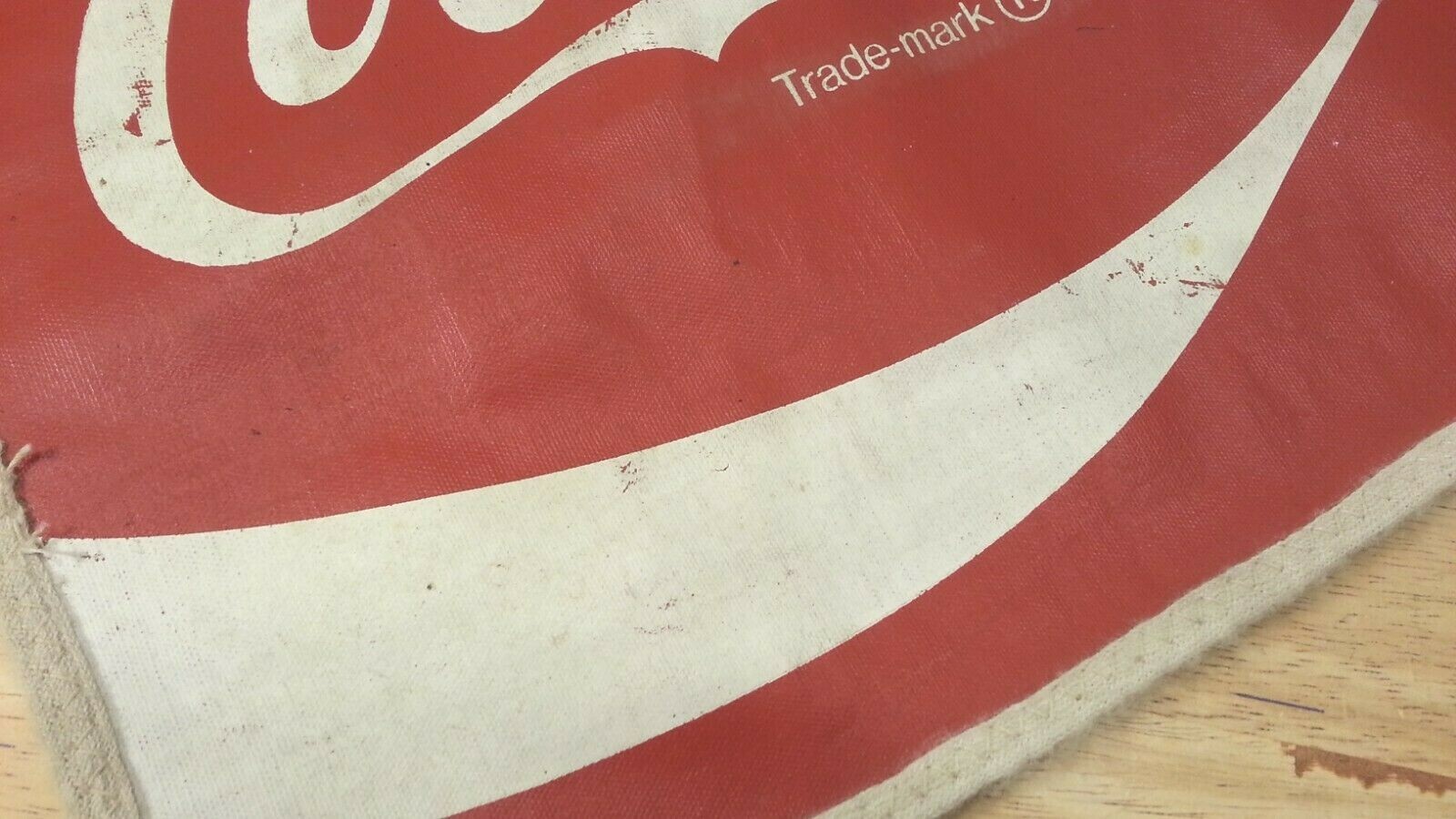 Coca Cola and Coke - Vinyl - Mini Signs / Placemats - SET of 2 - 14.75" W