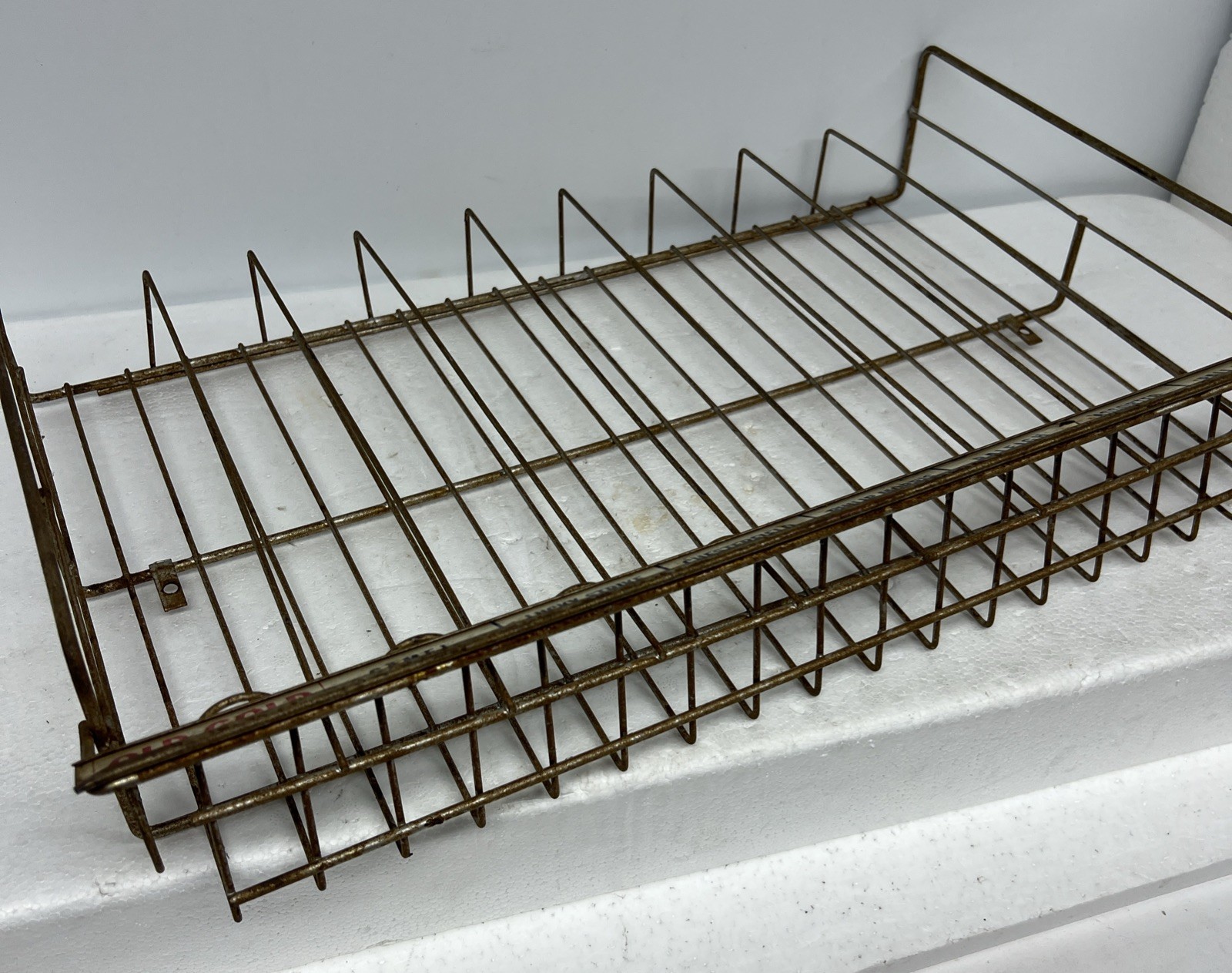 Metal Wire Rack Cigarette Advertising Display Vintage Country General Store 40s