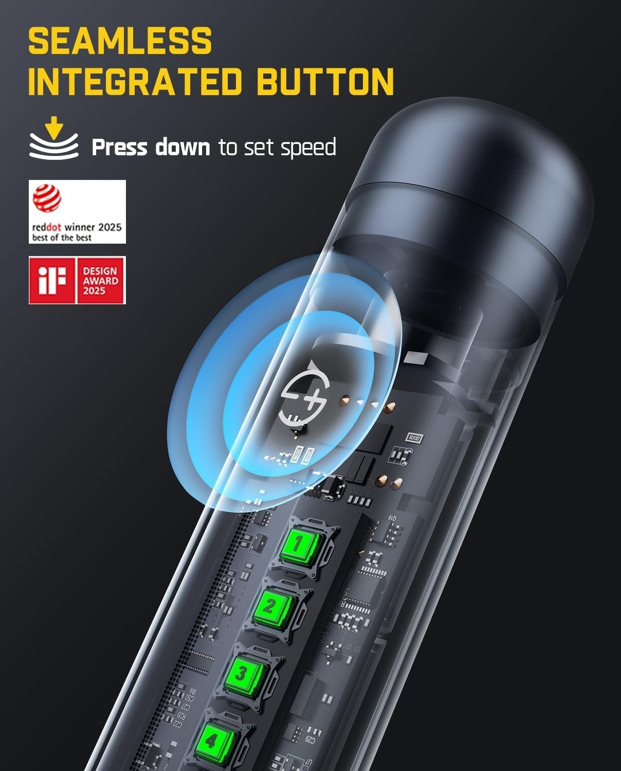 Fanttik F2 Master Mini Cordless Rotary Tool Kit, NeoPulse Motor, 5 Speed, 25000