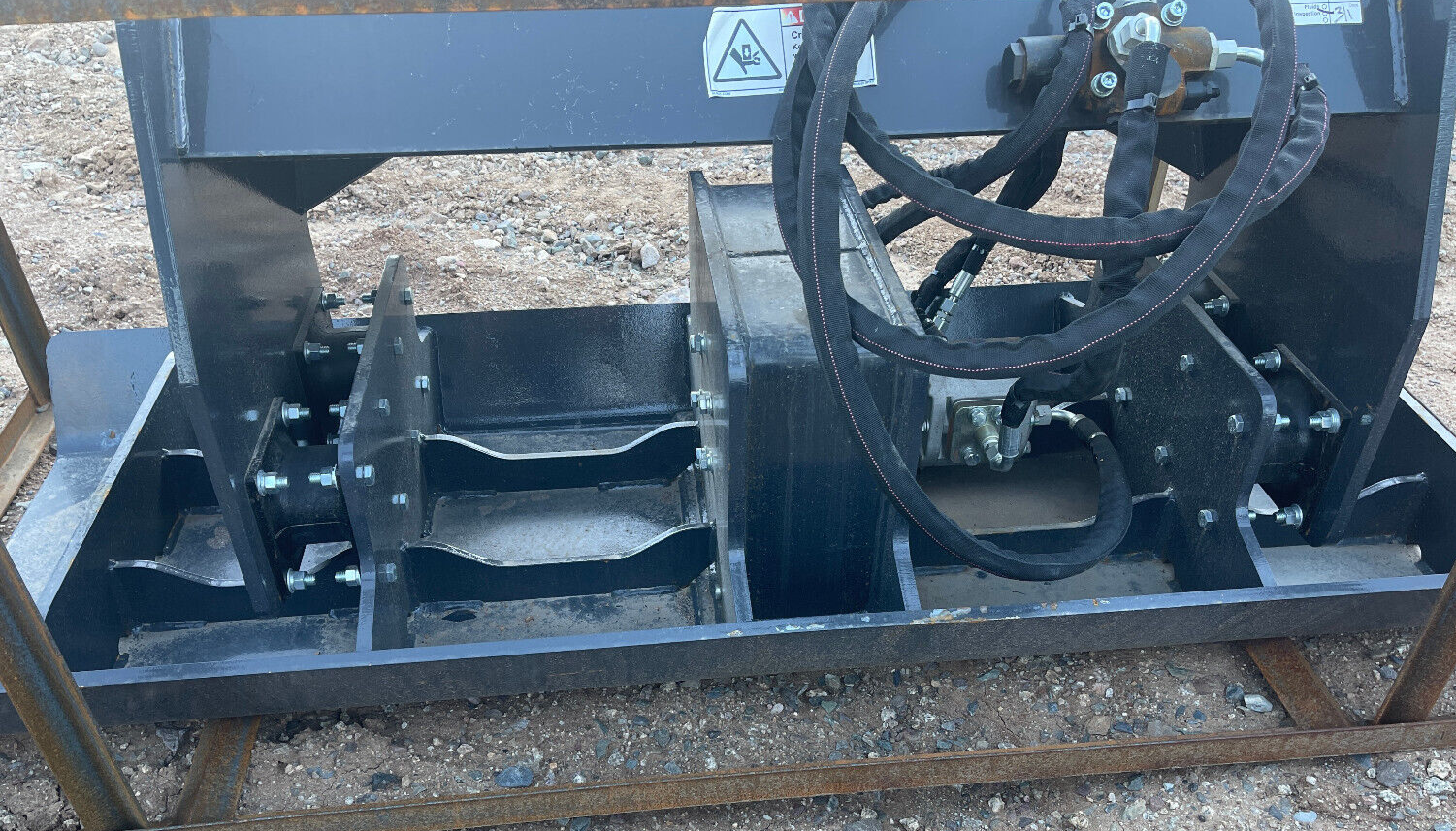 72" Vibratory Plate Soil Gravel Compactor Skidsteer Attachment Kubota Bobcat CAT