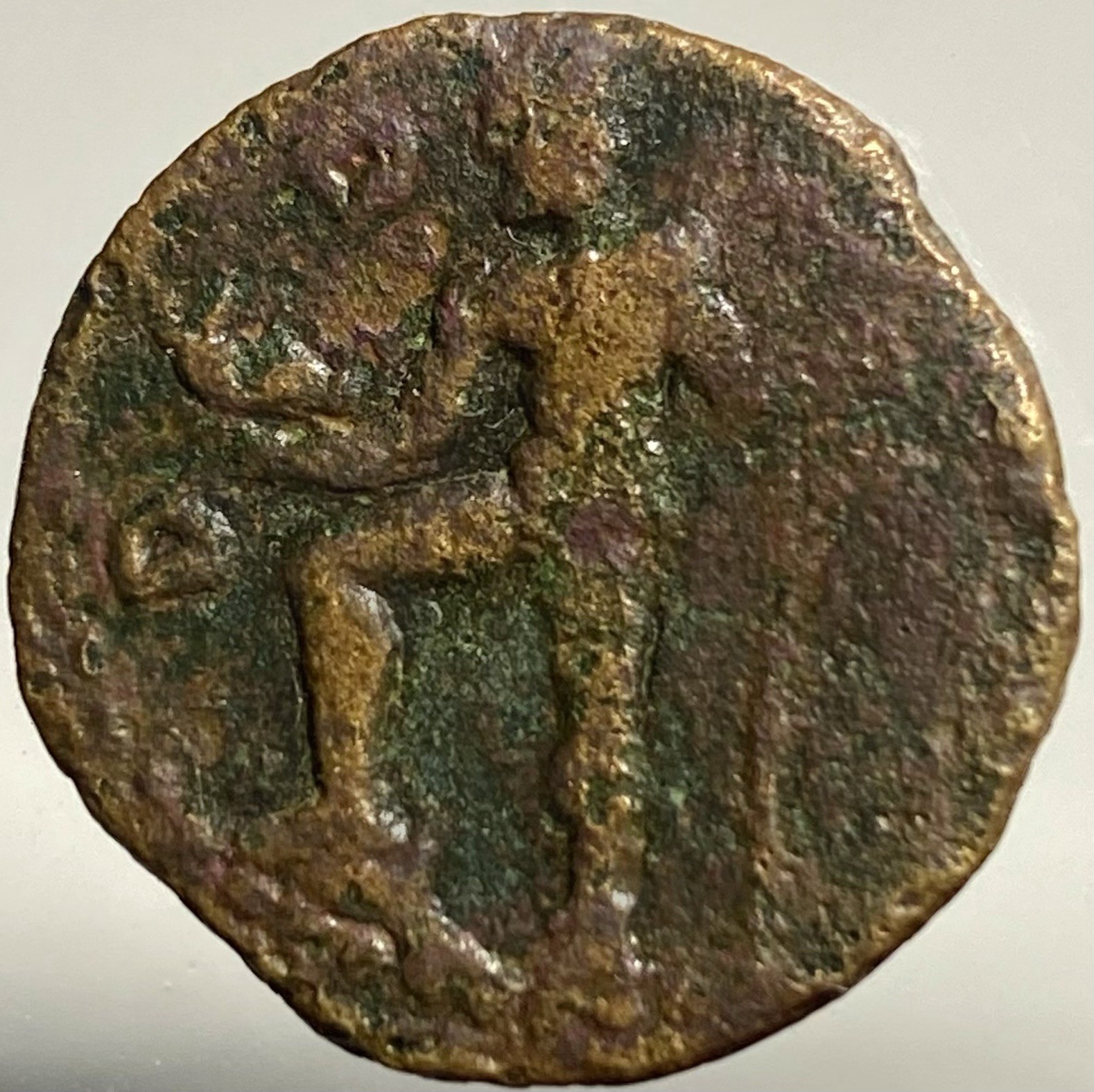 Goddess Fortuna Roman Provincial 27BC-14AD Reign of Augustus Neptune Coin Scarce