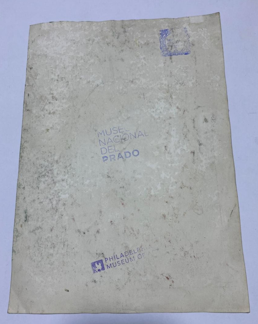 JOHN SINGER SARGENT Drawing on paper (Handmade) signed and stamped mixed media.