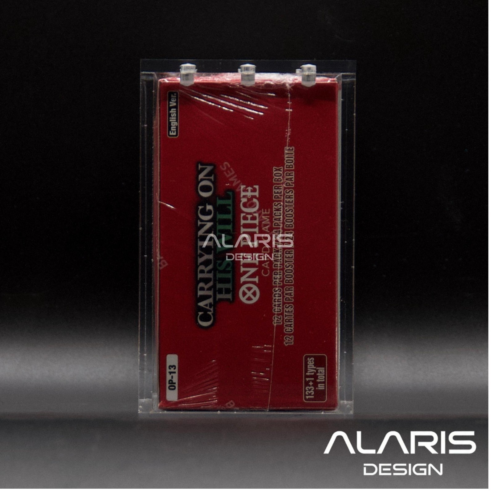 One Piece Booster Box Acrylic Case Magnetic Lid UV resistant IN STOCK US seller