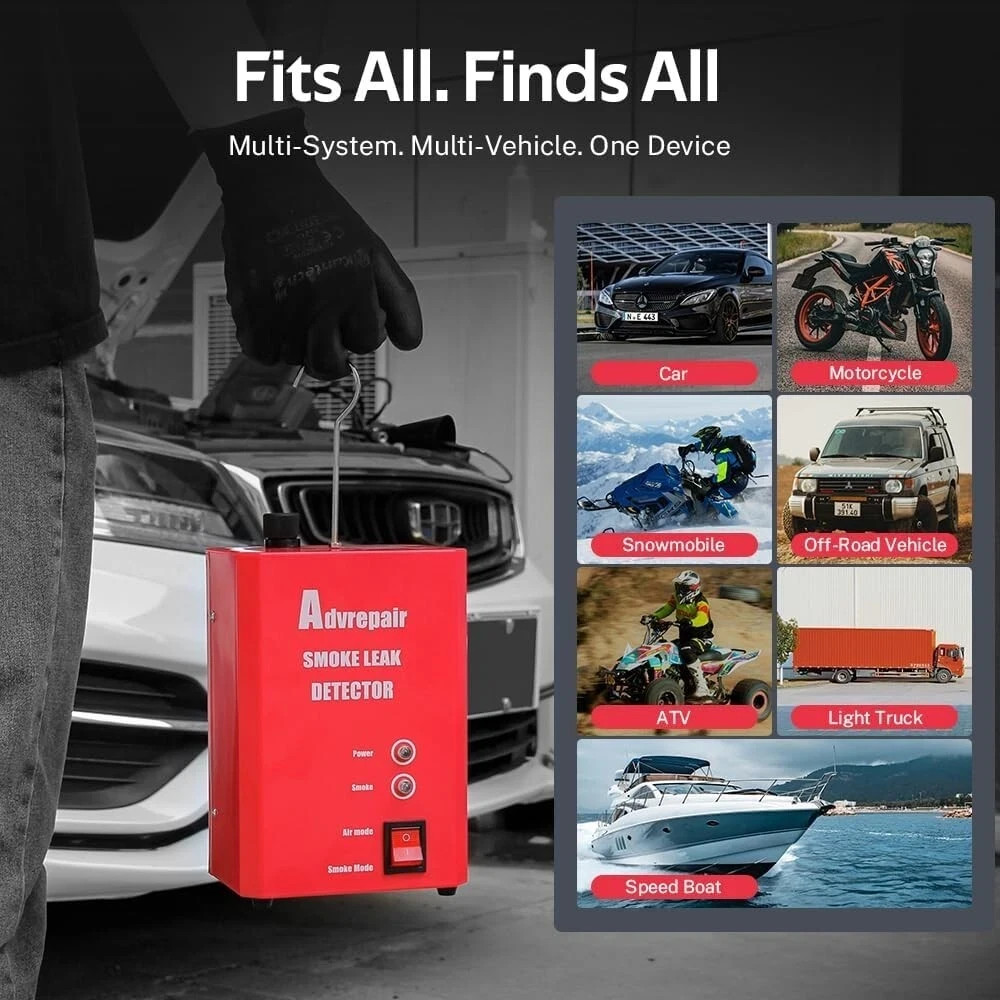 Automotive EVAP Smoke Tester Machine Car Vacuum Pipe System Smoke Leak Detector