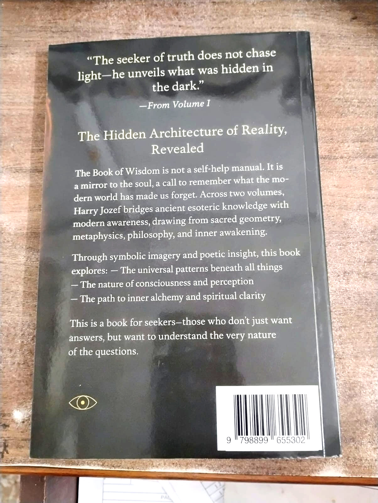 The Book of Wisdom: Volume 1 and 2 -- Harry Jozef - Paperback US