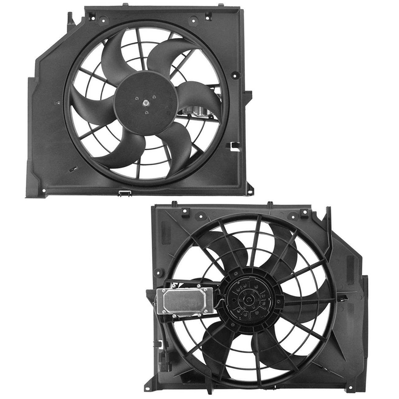 FOR BMW E46 99-05 325i 328i 330i Radiator Cooling Fan Assembly 17117561757