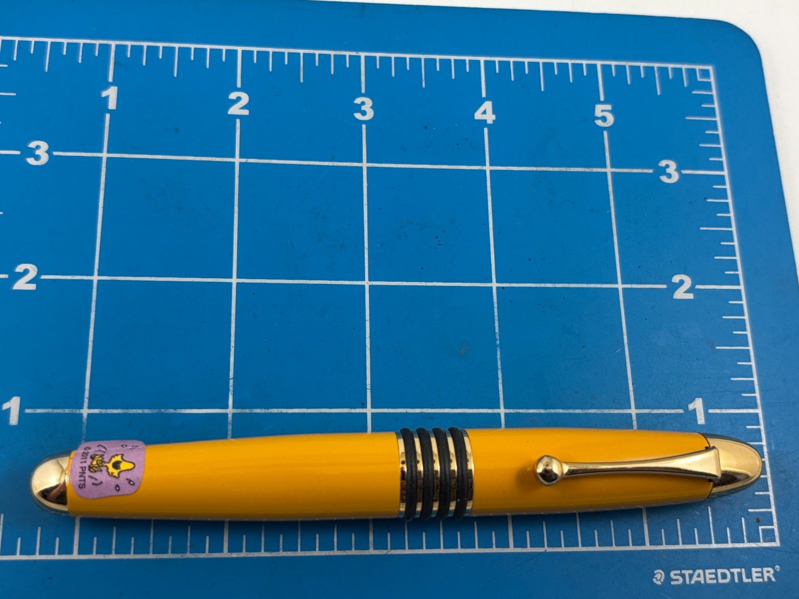 Judd's Very Nice Colibri Yellow Rollerball Pen