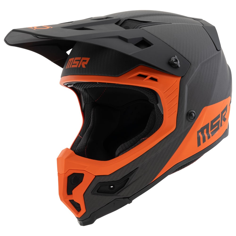 MSR™ Carbon Hex Helmet w/MIPS Medium Matte Black/Orange