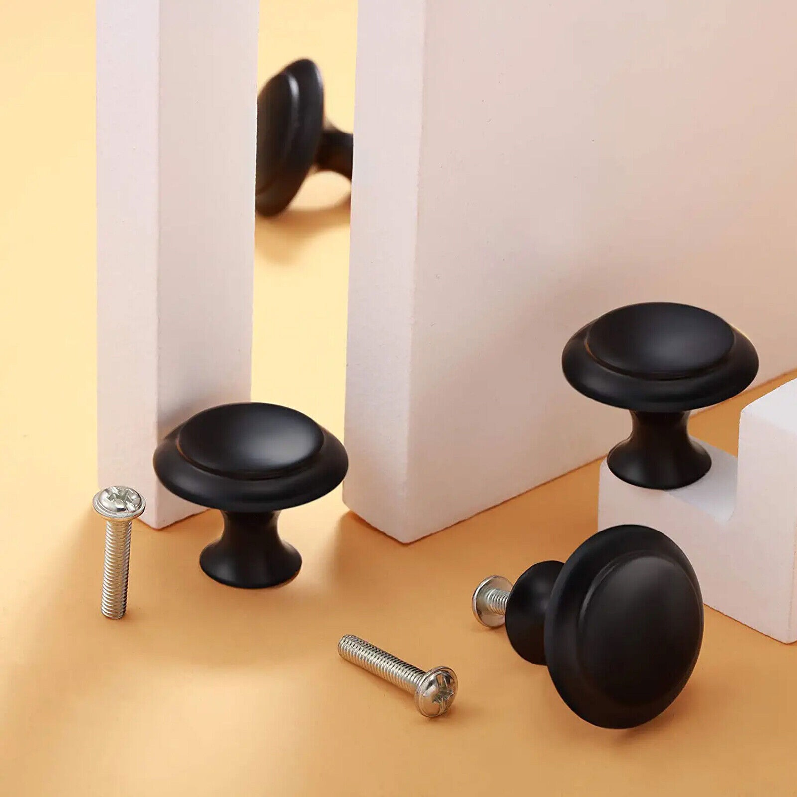 10-100Pcs Door Knobs Hardware Cabinet Handles Cupboard Drawer Kitchen Pulls