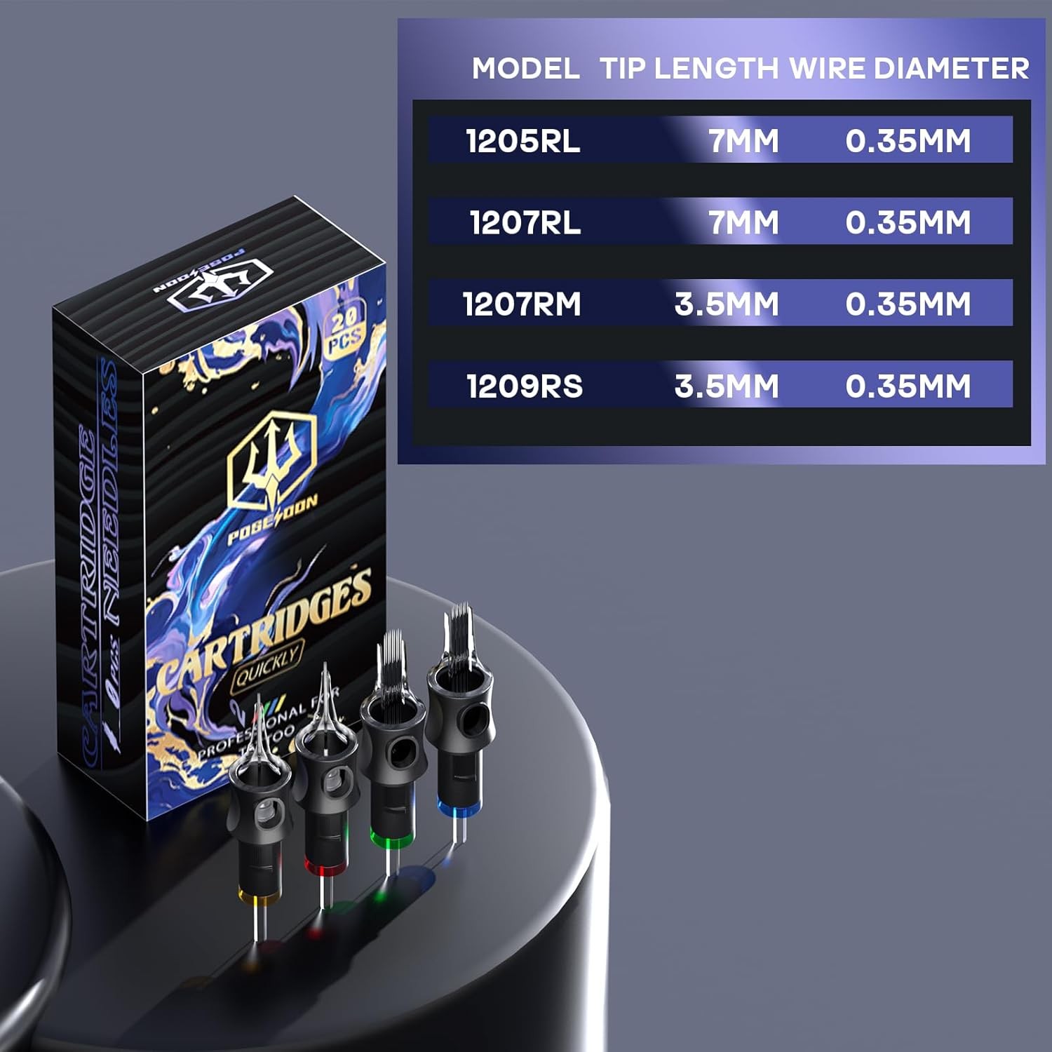 Wireless Rotary Tattoo Machine Kit with 20 Tattoo Cartridge Needles, Ink Set & 2