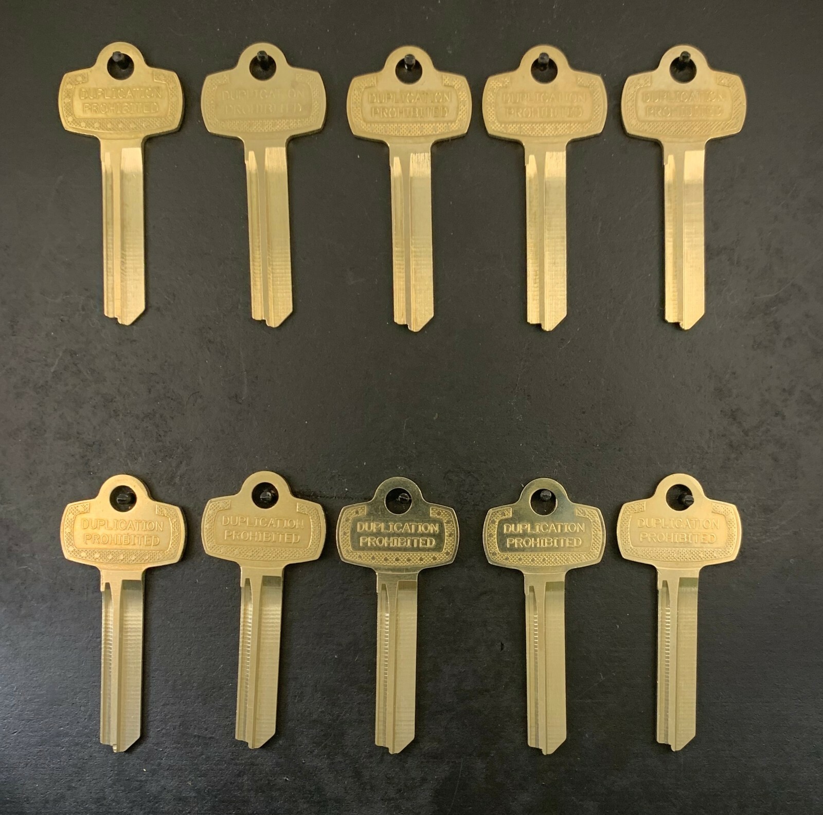 Lot of 10 Nickel Silver A1114E 1A1E1 BES-5DS Type Key Blanks for Best E Keyway