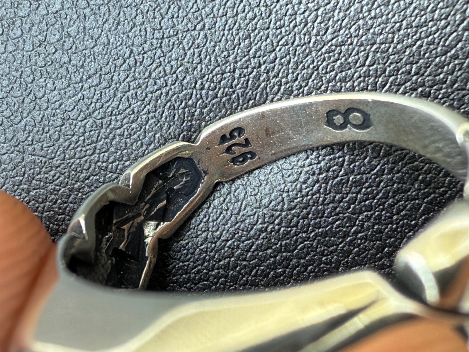 Real Blue Turquoise Gemstone Mens Solid 925 Sterling Silver Cuban Link Ring