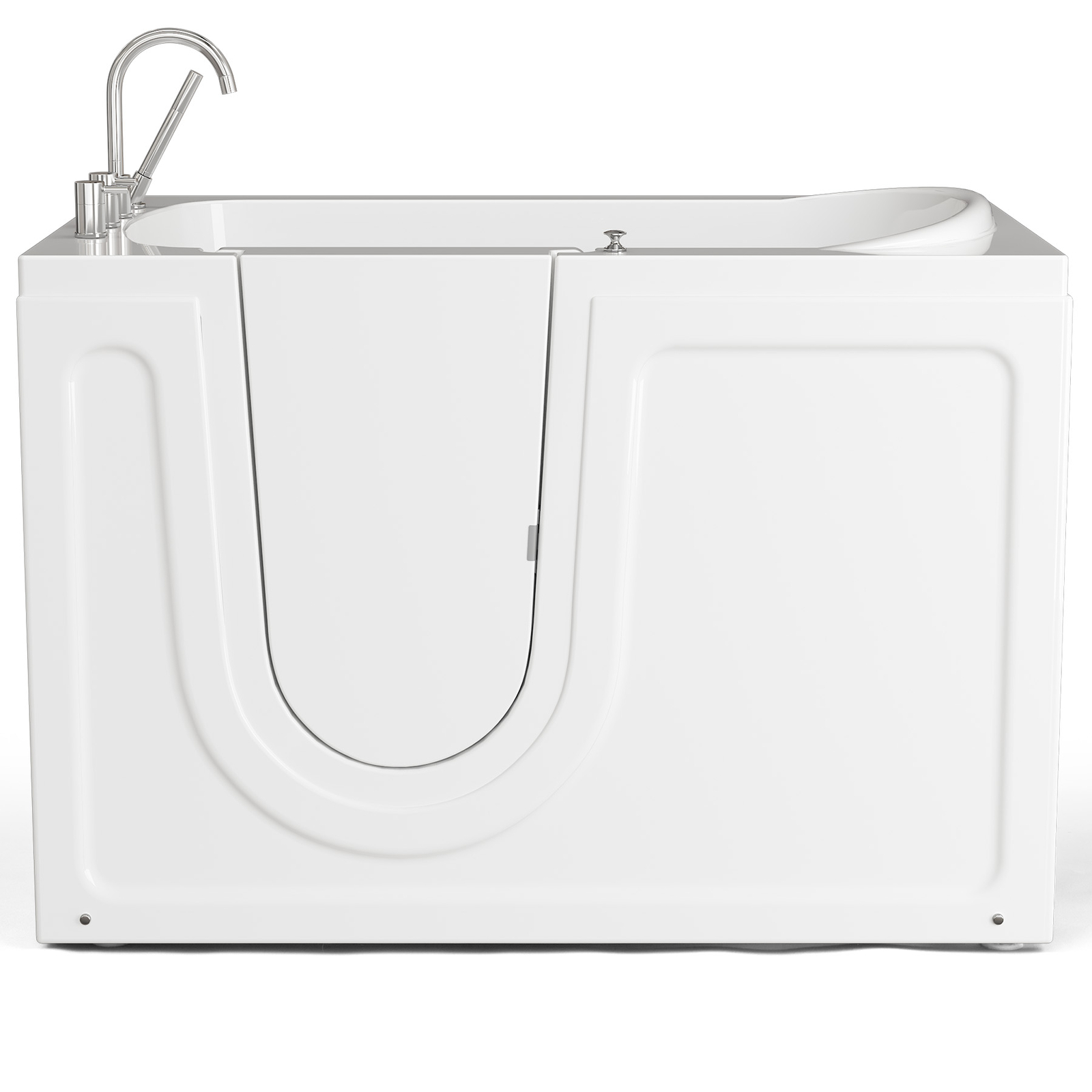 CO-Z Walk-In Tub 52" x 30" Low Entry with Shower Sprayer & Slip Resistant Floor