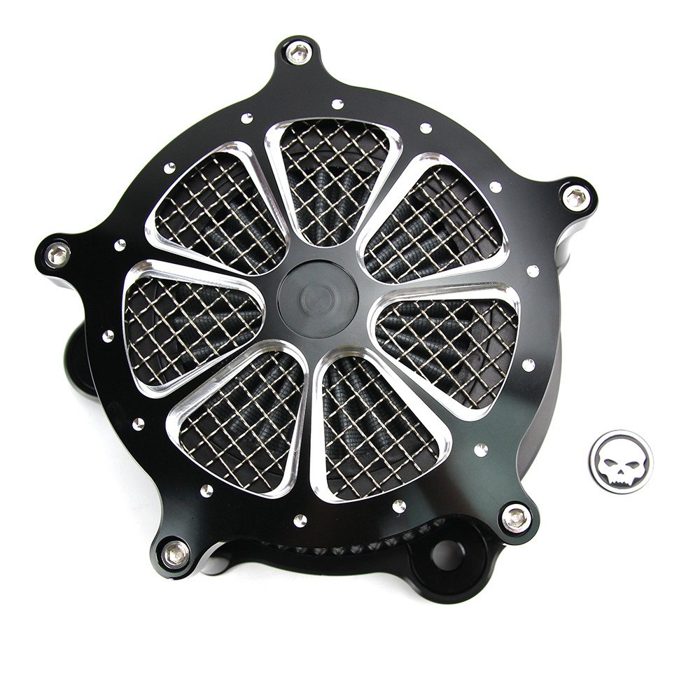 Air Cleaner Intake Filter For Harley Touring Electra Glide Softail 93-07