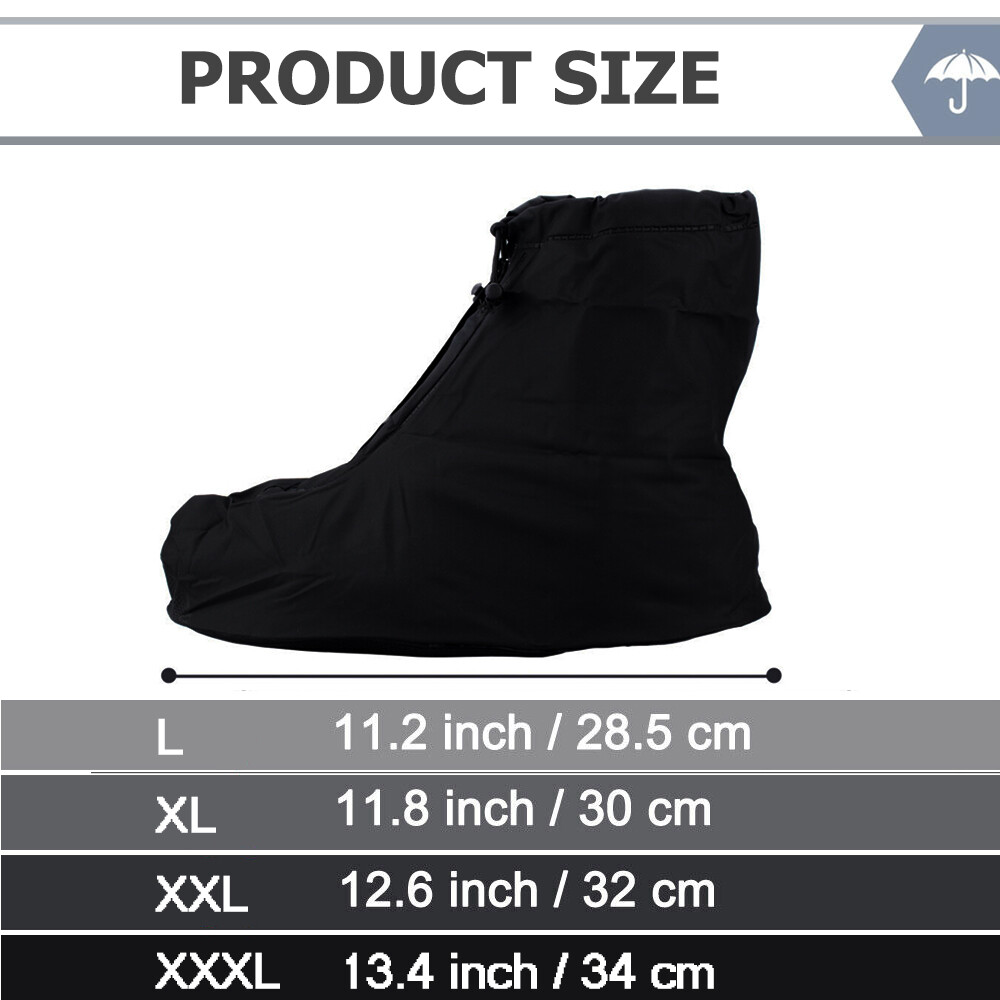Anti-slip Silicone Rain Shoe Covers Reusable Waterproof Shoes Cover Protector
