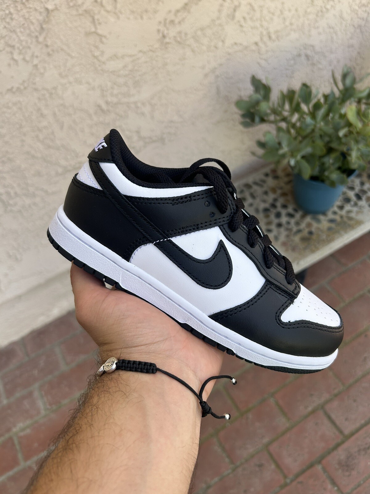 Nike Dunk Low Retro White Black Panda 2021 (PS) CW1588-100 New US Preschool Size