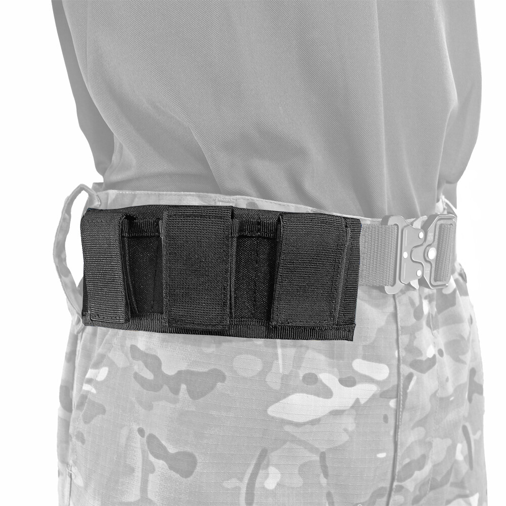 US Revolver Triple/Double Speed Loader Pouch Waist Storage Bag .32 .38 .357 .41