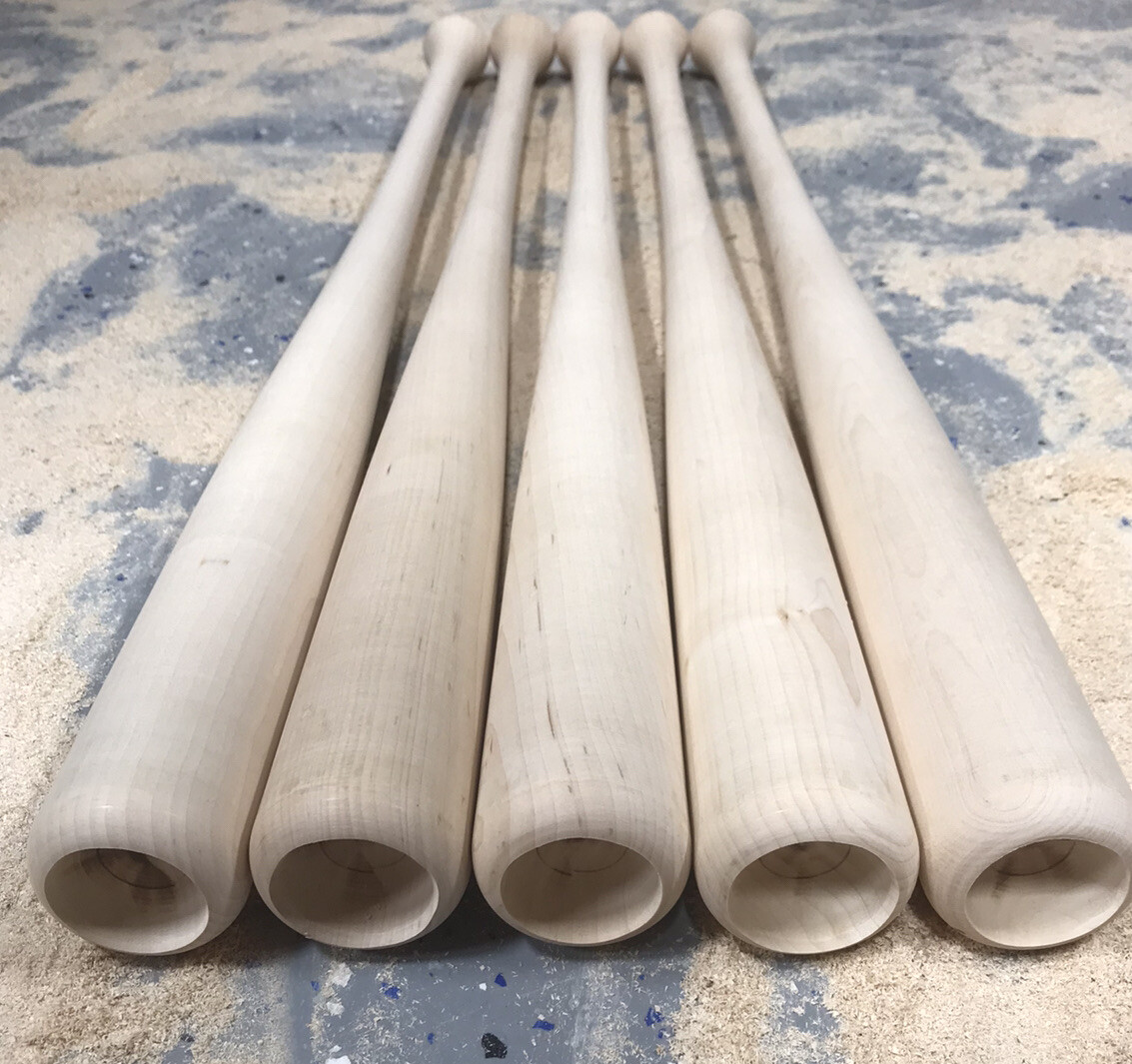 5 Cupped-GAME READY Wooden Blem Baseball Bats  (FREE SHIPPING!