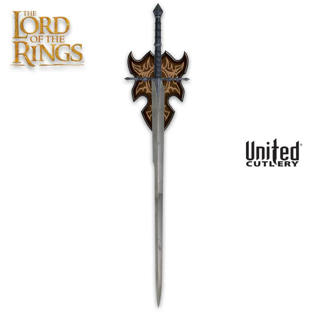 United Cutlery Licensed Lord of the Rings Ringwraith Sword with Plaque COA 53”