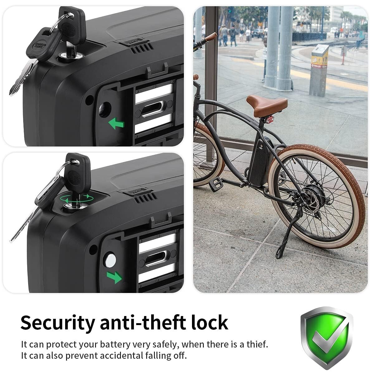 Hailong 48V 12.5Ah 15Ah 20Ah Ebike Battery Lithium For 200W-1500W Motor 30A BMS