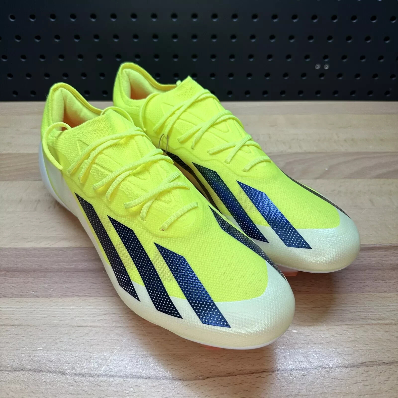 adidas X Crazyfast Elite F Soccer Cleats IE2376 Yellow Men's 7.5 / Women's 8.5