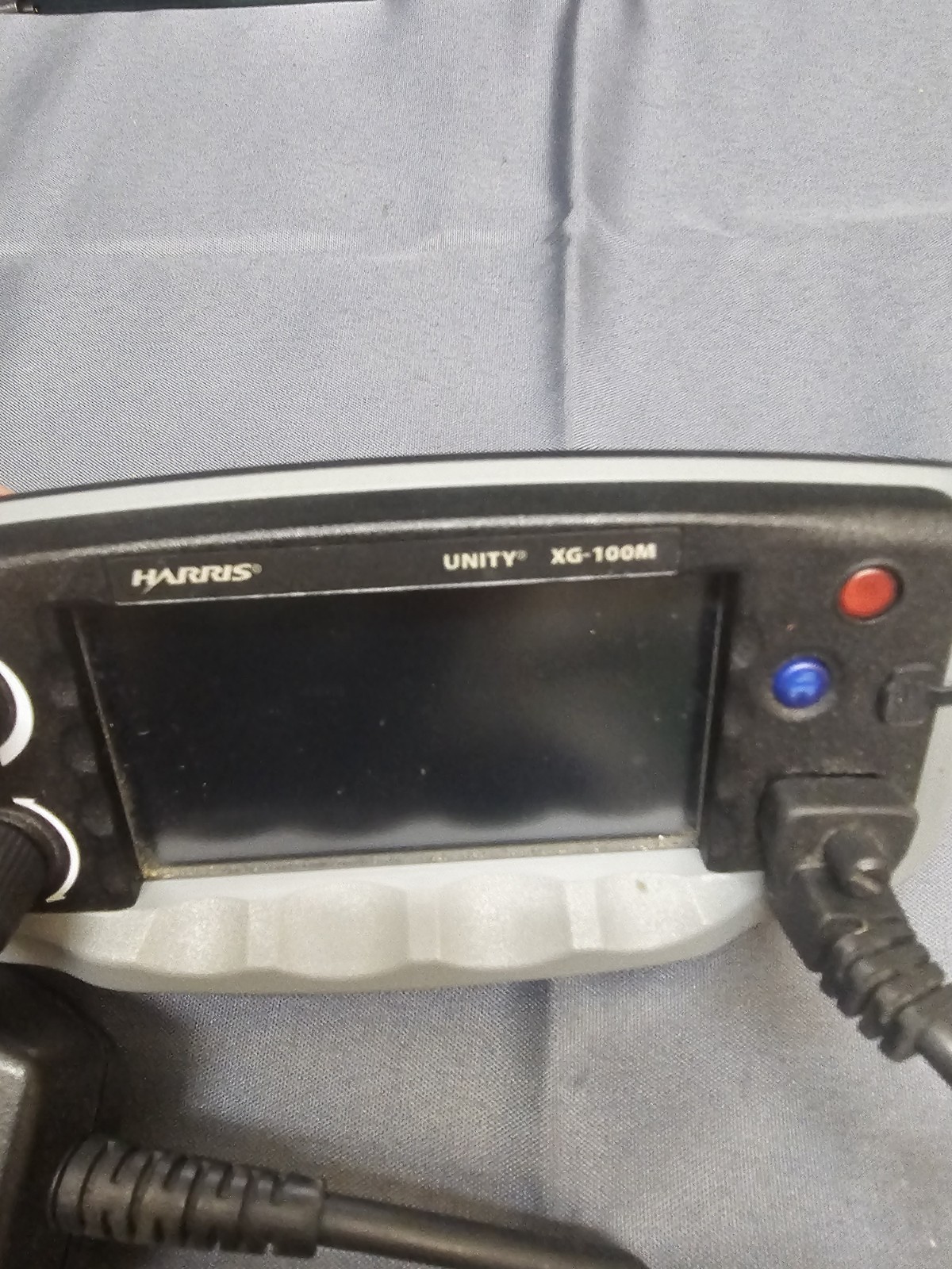 Harris UNITY CH-100 XG-100M VHF UHF Color Touchscreen Control Head w Head Cable