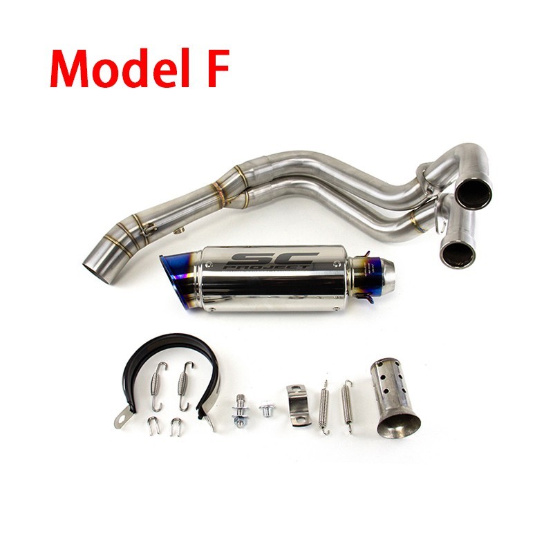 YZF R7 2021-2025 for Yamaha MT-07 Whole System Exhaust Header Pipe Muffler Tips