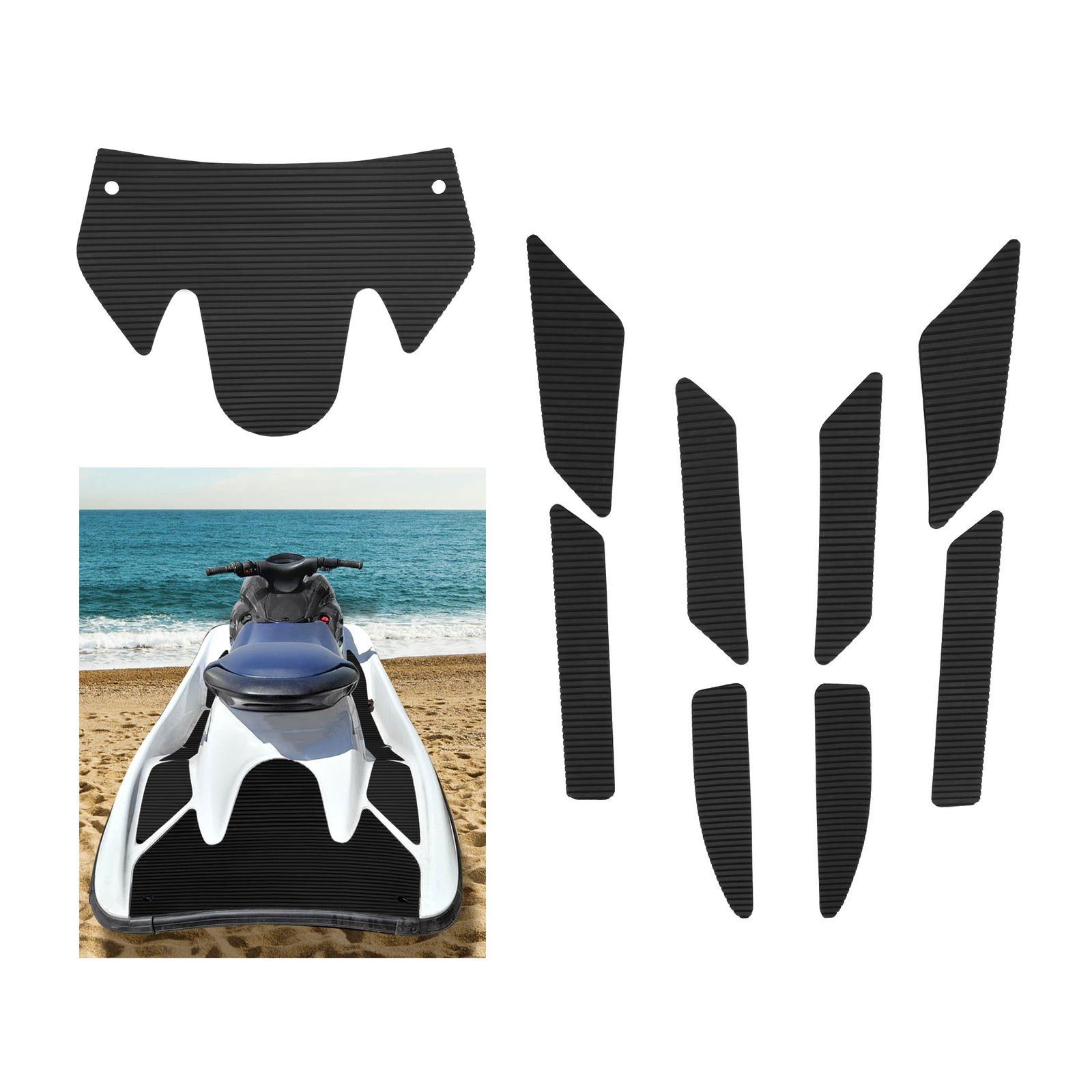 Foot Pads Traction Mats For Yamaha WaveRunner GP800R GP1200 GP1300R 2000-2008