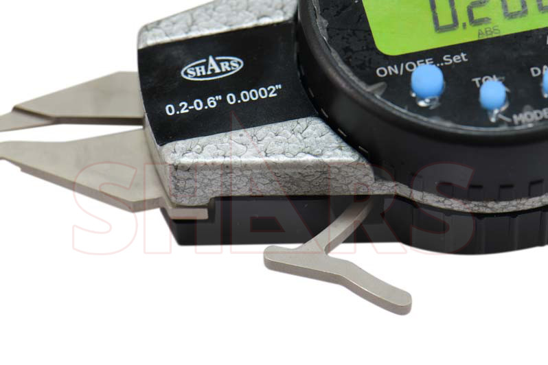 Shars .2 - .6" 5 - 15 MM INTERNAL DIGITAL CALIPER GAGE .0005" P]
