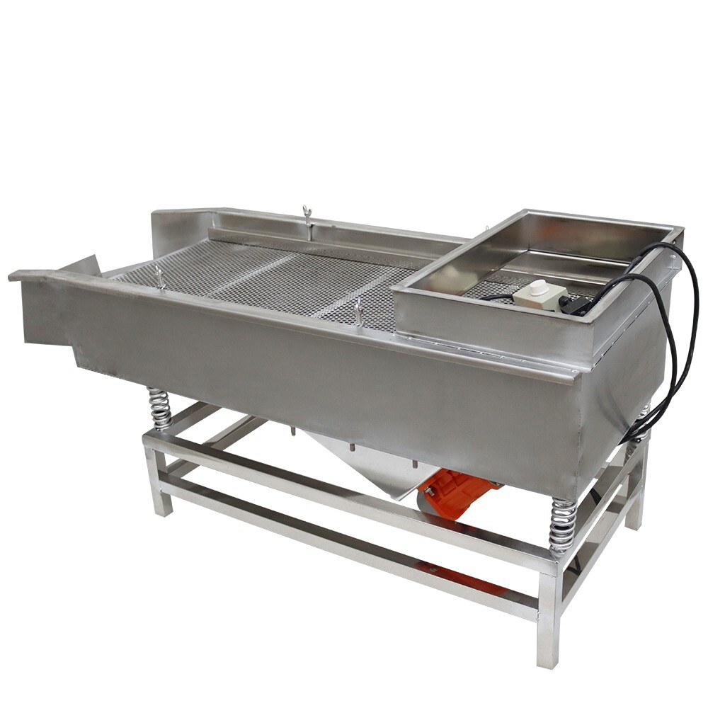 Double Layers Vibrating Screener Platform Shaker 220V Stainless
