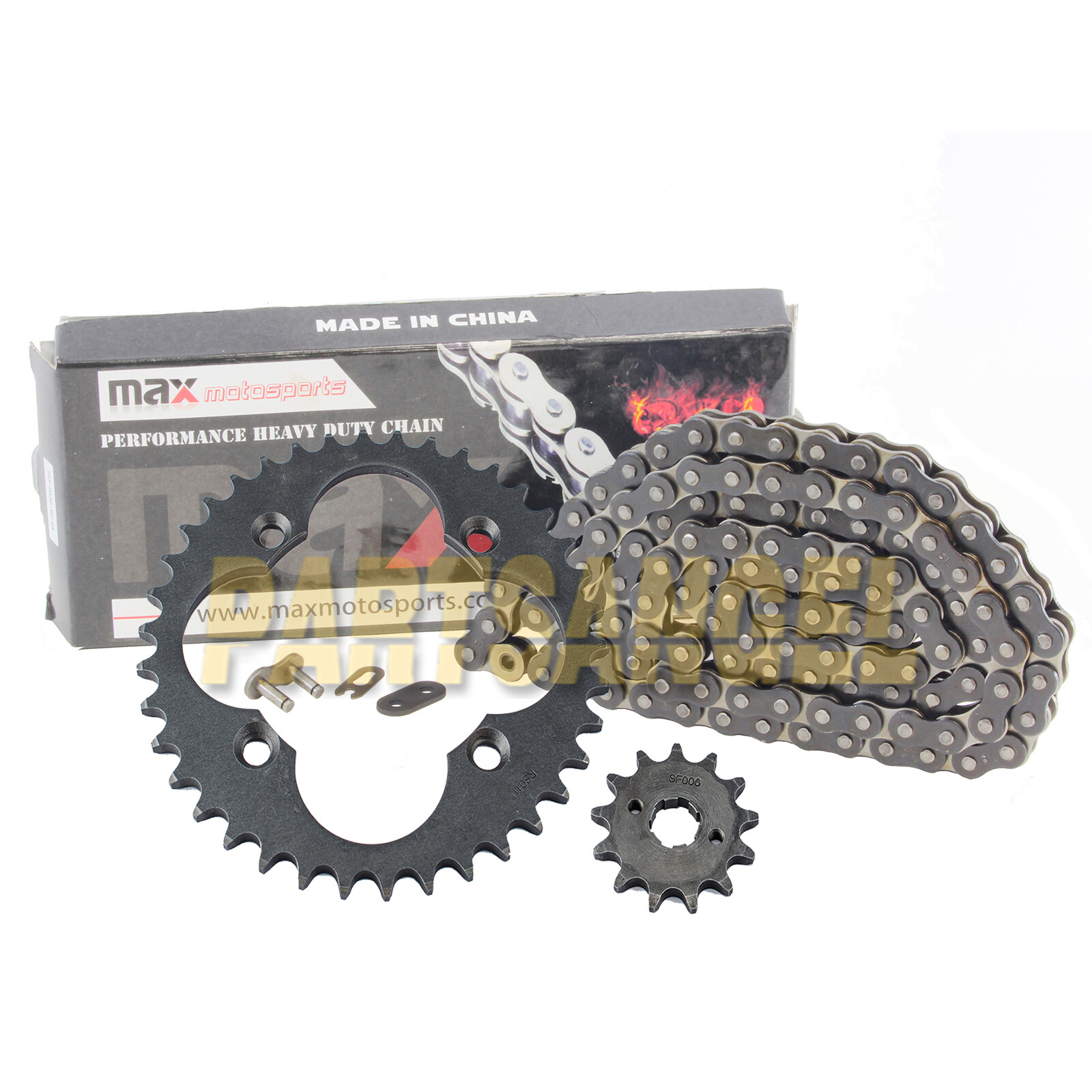 Black Drive Chain Sprocket Kit for Honda TRX300EX Sportrax 300 1993-2008 TRX300X
