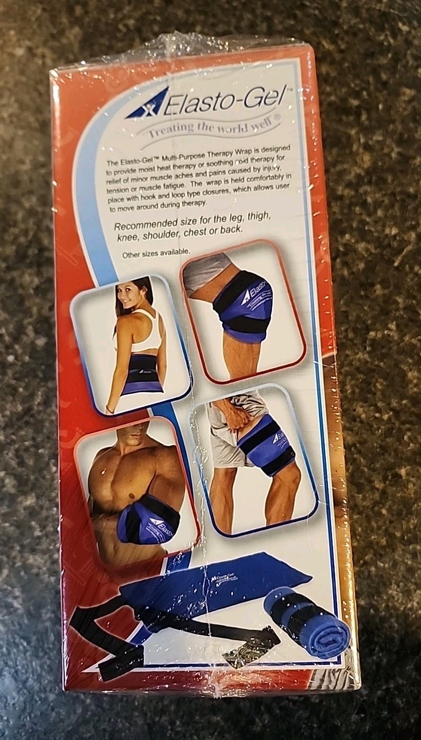 Elasto-Gel TW6010 Hot/Cold Therapy Wrap 9" x 24" – Pain Relief Gel Pack New