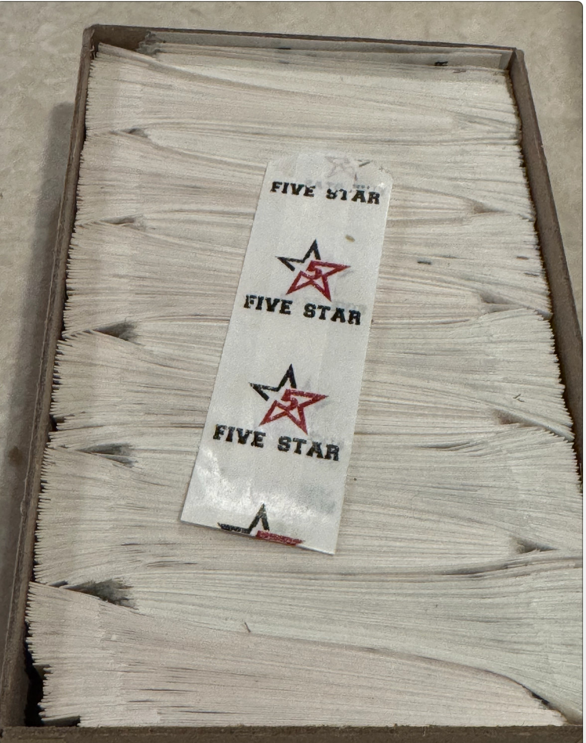 24mm Vellum Glassine Stamp Wax 600 Paper Bags (24mm x 76mm)  FIVE STAR