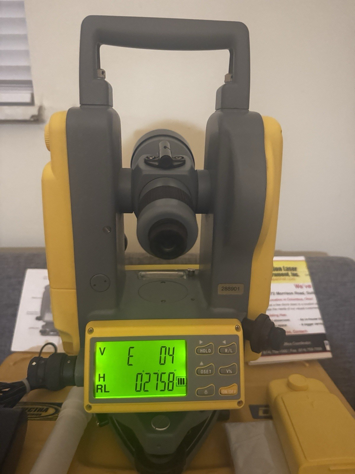 Spectra Precision DET-2 Digital Electronic Theodolite, a precision instrument