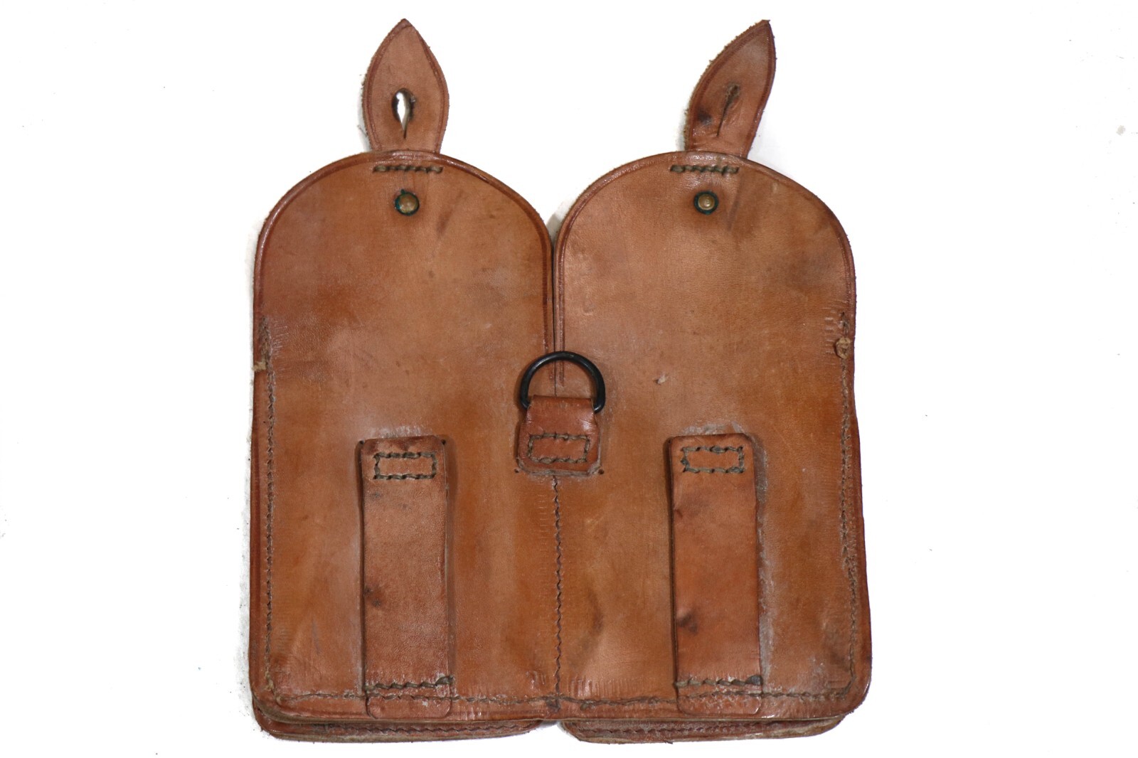 Authentic French Military Military Mas 49/56 Leather Ammo Pouch Magazine Rifle