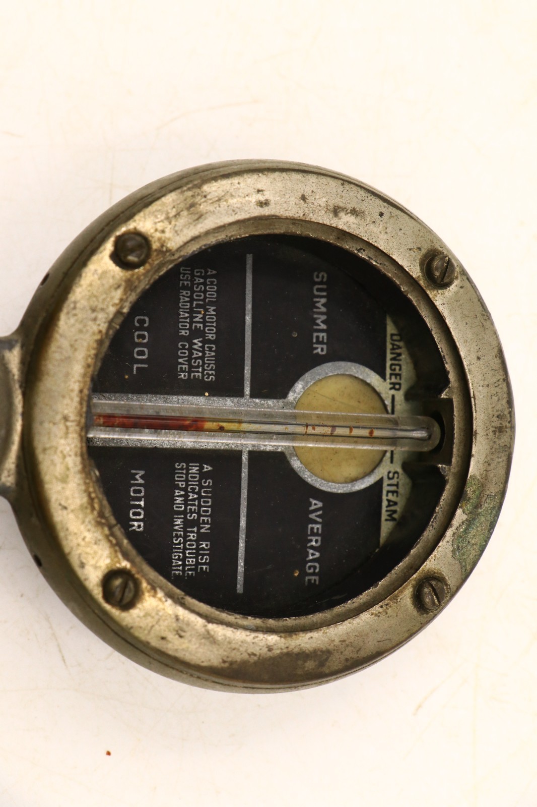 Antique Boyce MotoMeter Universal Model Dog Bone Radiator Cap Gauge Condition!!!