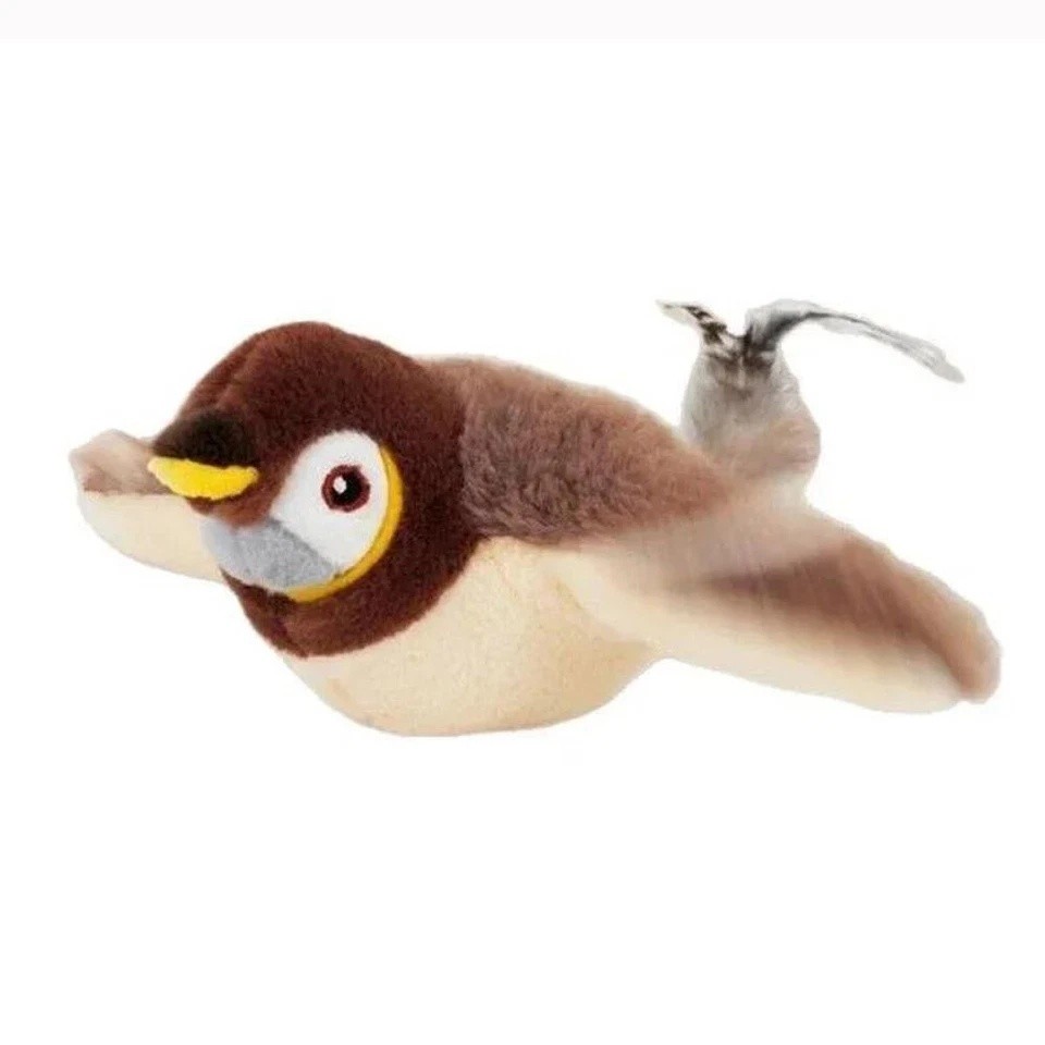 USB Interactive Flying Bird Cat Toys Electronic Pet Simulation Sparrow Toy US