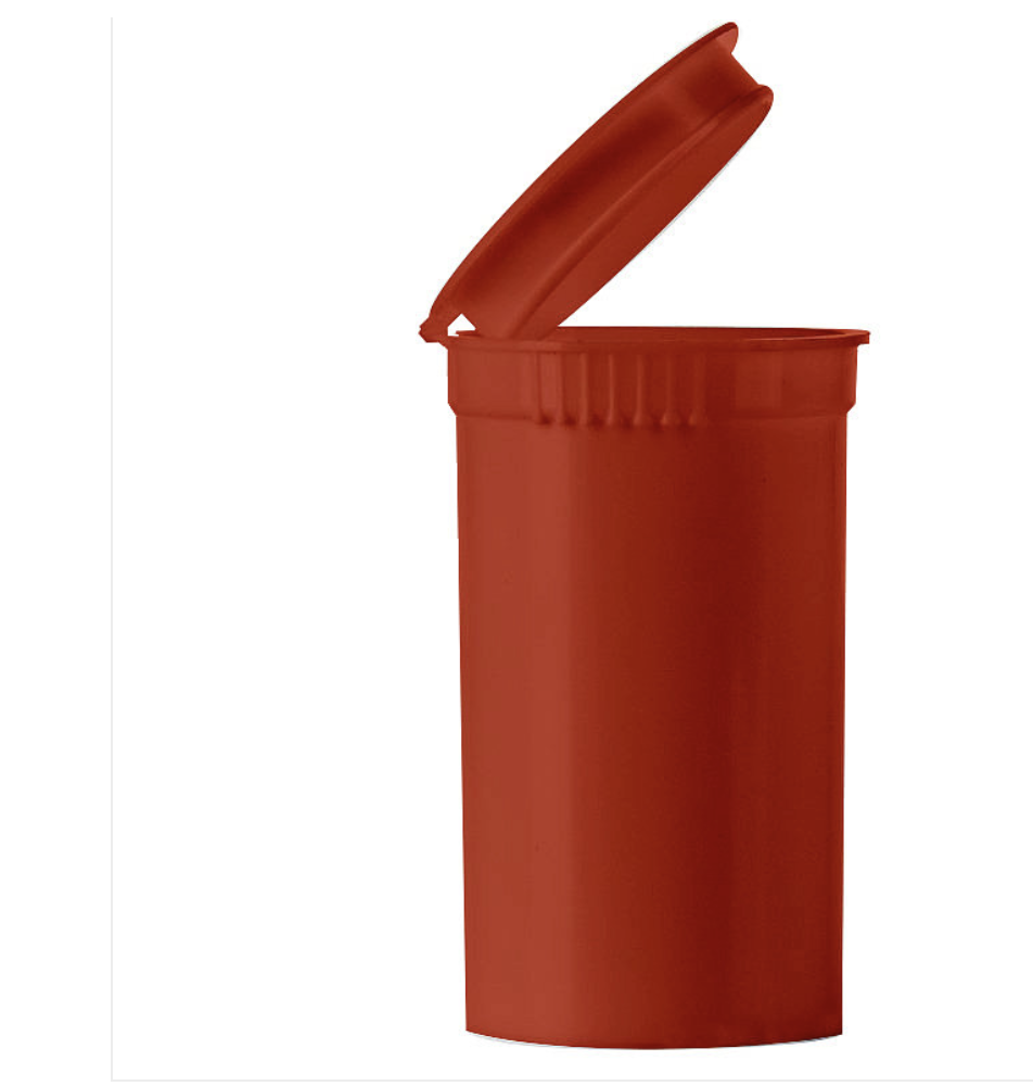 13 DRAM Pop Top Containers (Multiple colors available) - 315/Case