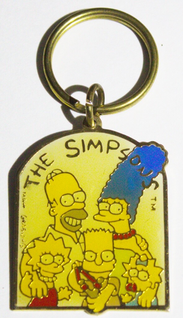 The Simpsons Key Chain Assortment of 7 Gift Creations 1990 YOU CHOOSE KEY CHAIN