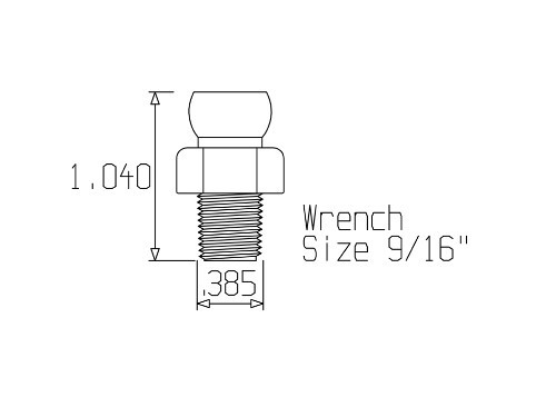 LOC LINE #41405 1/8" NPT CONNECTOR PACK OF 4 - NEW
