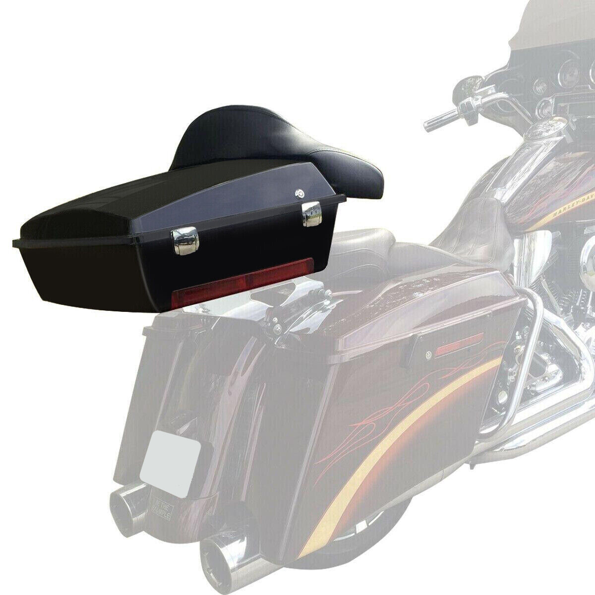 Chopped Luggage Trunk For 1997-2013 Harley Davidson Touring Street Electra Glide
